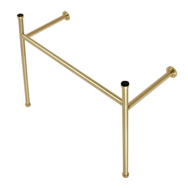 Fauceture Stainless Steel Console Sink Legs, Brushed Brass VPB39177 - main